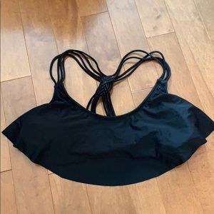 Black bikini top